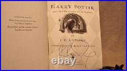 J. K. Rowling. Harry Potter and the Prisoner of Azkaban. 1st ed signed like new