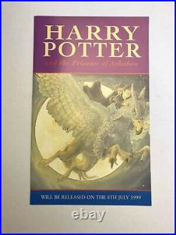 J. K. Rowling Harry Potter and the Prisoner of Azkaban SIGNED Green Proof