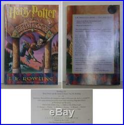 J K Rowling / Harry Potter and the Sorcerer's Stone Uncorrected Proof #0105275
