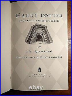 J. K. Rowling Harry Potter & the Chamber of Secrets True 1st/1st HC/DJ