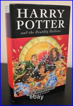 J. K. Rowling Signed Harry Potter & Deathly Hallows UK 1st/1st JK PSA DNA