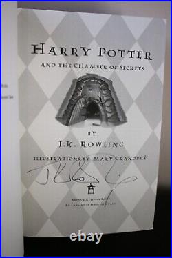 J. K. Rowling Signed Harry Potter and The Chamber of Secrets JK JSA LOA