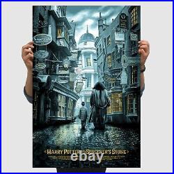Kevin Wilson HARRY POTTER AND THE SORCERER'S STONE Poster Mondo Print Decor RARE