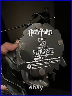 Lucius Malfoy as Death Eater Bust Statue Gentle Giant LTD Harry Potter PROMO