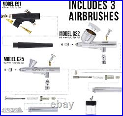 Mini compresor aerografo kit set aerografos con compresor profesional y pintura