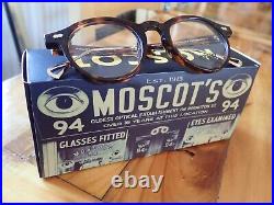 Moscot Optical frame original Miltzen TT Round Brown Vintage Style 46-22-145