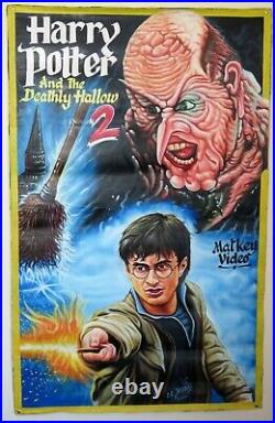 Movie Poster African hand painted canvas, Ghana Film Poster, Decor, Harry Potter