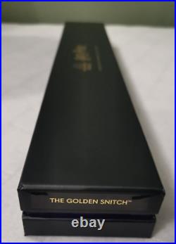 NEWithRARE Harry Potter Golden Snitch Wand/Gold Stand/Gift Bag