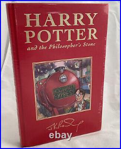 NIP Harry Potter & the Philosopher's Stone, Red Cloth Deluxe British Lmtd. Ed