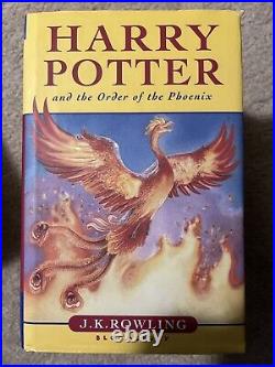 OOP Original Harry Potter Bloomsbury UK Set