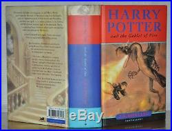 Official Signing 1st/1st Ed Harry Potter And The Goblet Of Fire J. K. Rowling