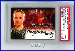 PSA MINT 9 Harry Potter Autograph Card Angelica Mandy FLEUR'S SISTER Auto Artbox