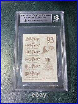 Panini Harry Potter Slabbed Sticker Card Emma Watson Beckett 9 Mint Condition