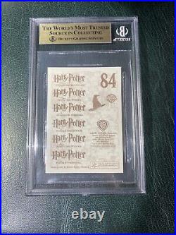 Panini Harry Potter Slabbed Sticker Card Rupert Grint Beckett 9.5 Gem Mint