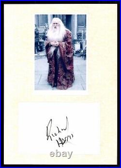 Richard Harris 1930-2002 Harry Potter Original Signed ## BC G 37448