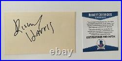 Richard Harris Signed Autographed 3x5 Card BAS Beckett Certified Harry Potter