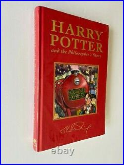 Rowling Harry Potter Philosopher's Stone Deluxe 1st Edition 1st Print IN PLASTIC