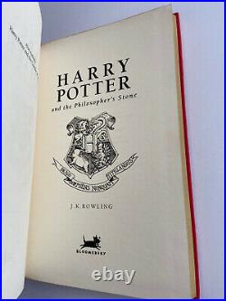 Rowling Harry Potter Philosopher's Stone Deluxe 1st Edition 1st Print IN PLASTIC