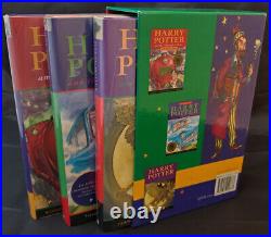 Rowling, J. K. Harry Potter #1, #2, and #3 as a Boxed Set HB/DJ Boxed 1st/Early