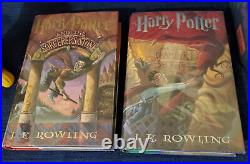 Rowling, J. K. Harry Potter First 4 books in original box (3 1st printings)