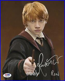 Rupert Grint Signed Harry Potter 8x10 Photo Picture PSA/DNA COA with Ron Weasley