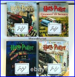 SIGNED Harry Potter Illustrated HC First Editions by JIM KAY First 4 Books NEW