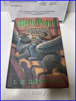SIGNED JK Rowling Harry Potter and the Prisoner of Azkaban 1st Print/Edition LOA