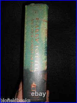 SIGNED J K ROWLING Harry Potter & The Goblet of Fire July 2000-1st US Ed HB