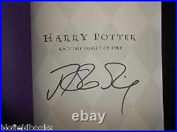 SIGNED J K ROWLING Harry Potter & The Goblet of Fire July 2000-1st US Ed HB