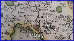 Saxton Hole Map Oxford University College Oxfordshire Plan Print Great Britain
