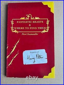 Signed First Edition Fantastic Beasts JK Rowling Harry Potter + Quidditch 1st