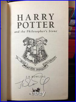 Signed Uk Bloomsbury / Harry Potter And The Philosopher's Stone / J. K. Rowling