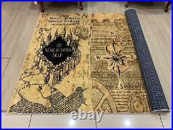 The Marauders Map, map rug, marauders map, harry potter map rug, map carpet