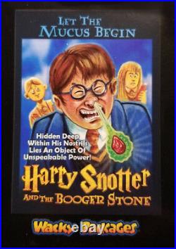 Topps Wacky Packages Go To The Movies Original Art Harry Potter Parody Jimenez