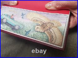 VANISHING FORE EDGE PAINTING, Harry Potter bound in full leather