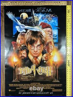 VINTAGE POSTER Harry Potter & The Sorcerers Stone Original One Sheet Rolled DS