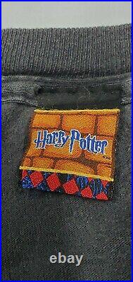 Vintage Harry Potter Shirt Original 2000 Double Side Size XL Distressed Y2K USA