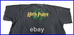 Vintage Harry Potter Shirt Original 2000 Double Side Size XL Distressed Y2K USA