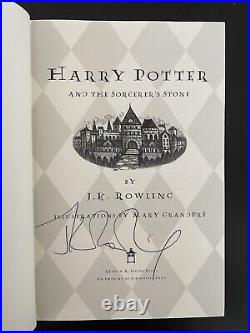 WOW! SIGNED Harry Potter Sorcerer's Stone FIRST EDITION J. K. Rowling 1998